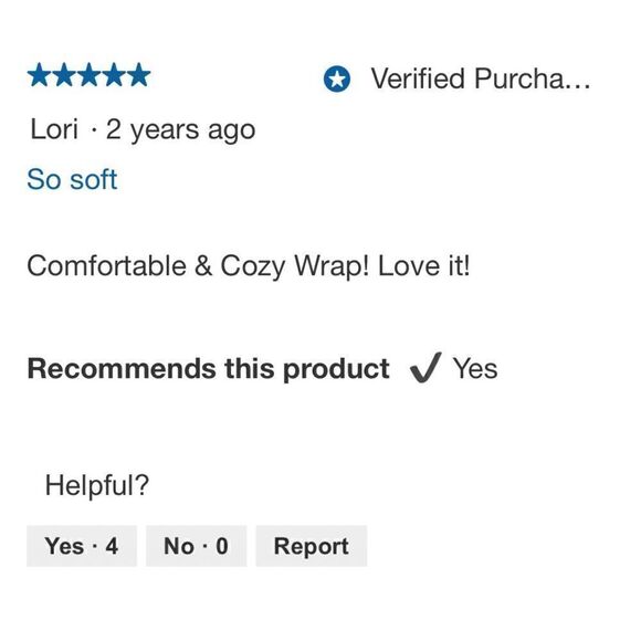 Ike Behar Ladies Reversible Poncho Style Wrap with High Pile Fleece - Picture 15 of 16